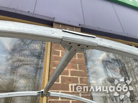 Теплица Рада Астра Премиум, оцинкованный профиль 20х30, покрытие из поликарбоната, шириной 3 метра (шаг 1 м)